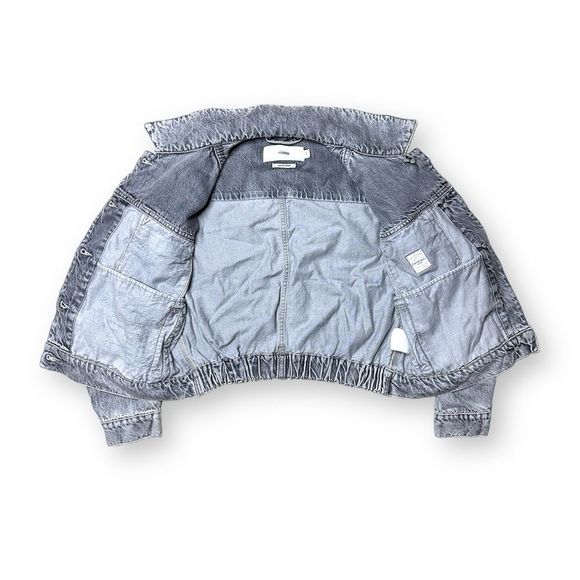 Free People x CLOSED Elin Cropped Organic Cotton Denim Trucker Jacket - Picture 8 of 12